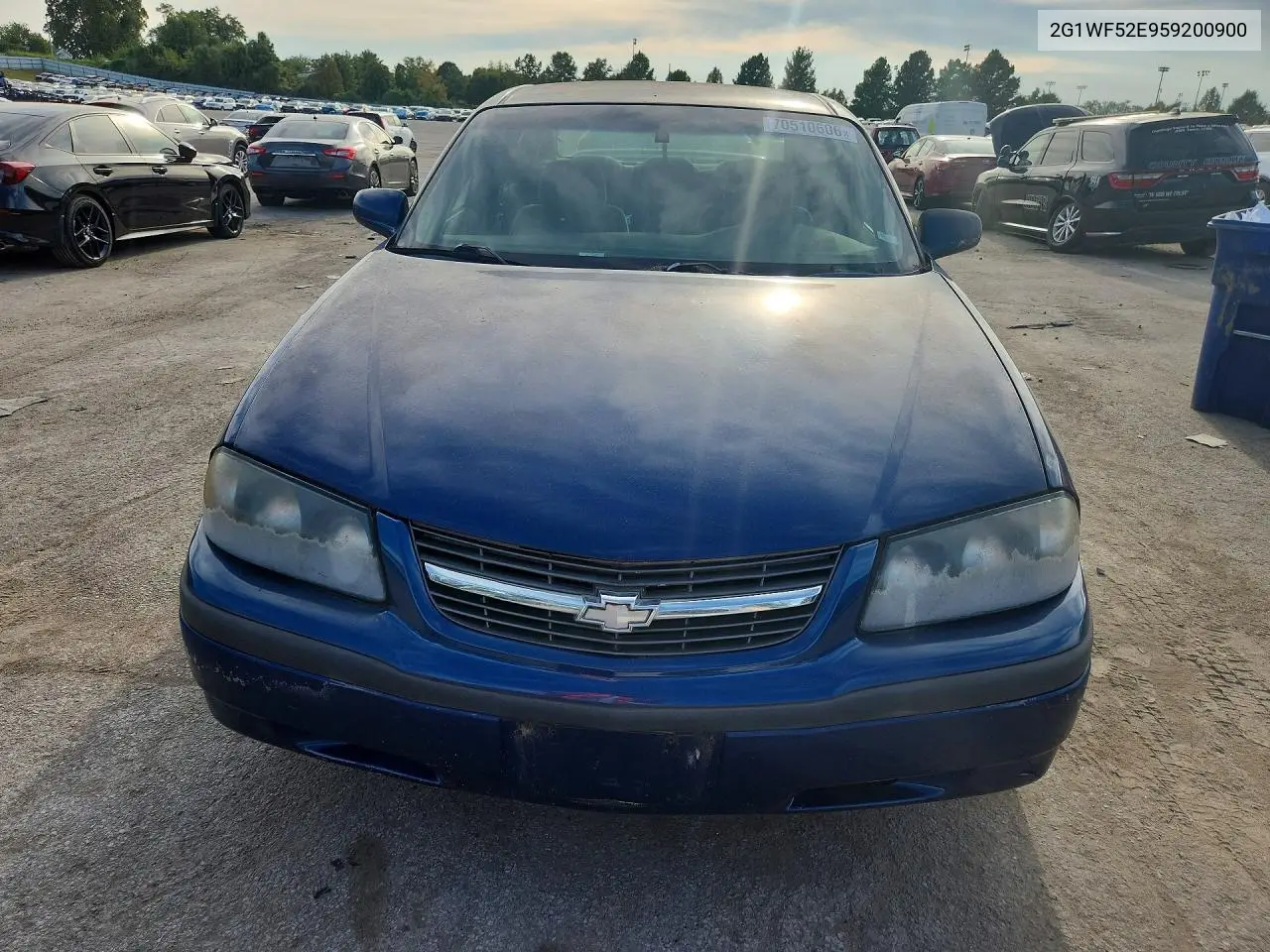 2005 CHEVROLET IMPALA VIN 2G1WF52E959200900 — фото 5