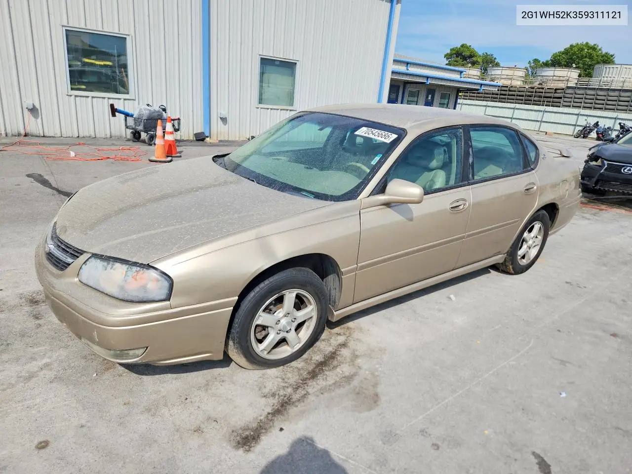 CHEVROLET IMPALA 2005, VIN 2G1WH52K359311121