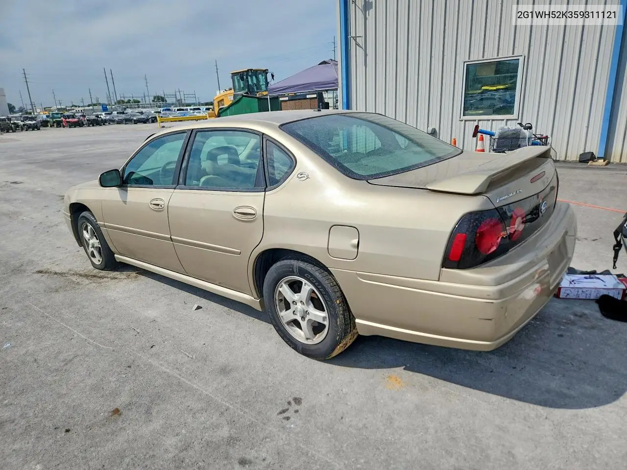 2005 CHEVROLET IMPALA VIN 2G1WH52K359311121 — фото 2
