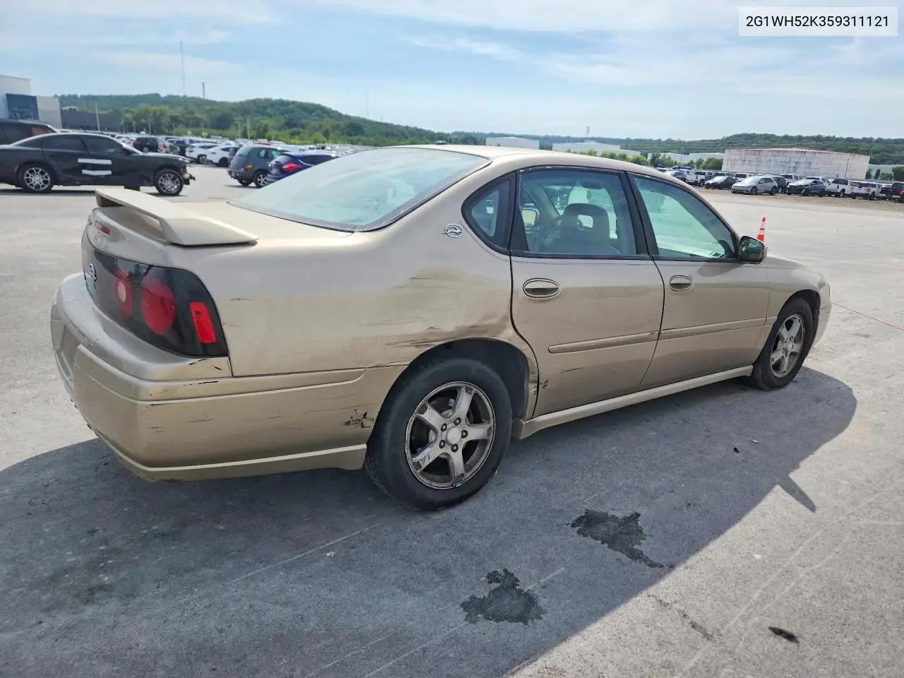 2005 CHEVROLET IMPALA VIN 2G1WH52K359311121 — фото 3