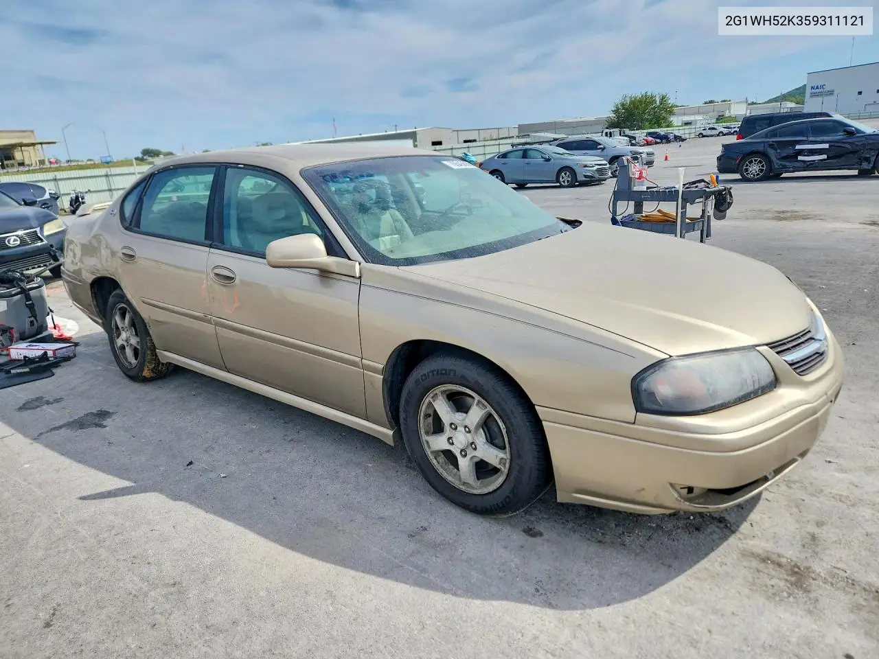 2005 CHEVROLET IMPALA VIN 2G1WH52K359311121 — фото 4