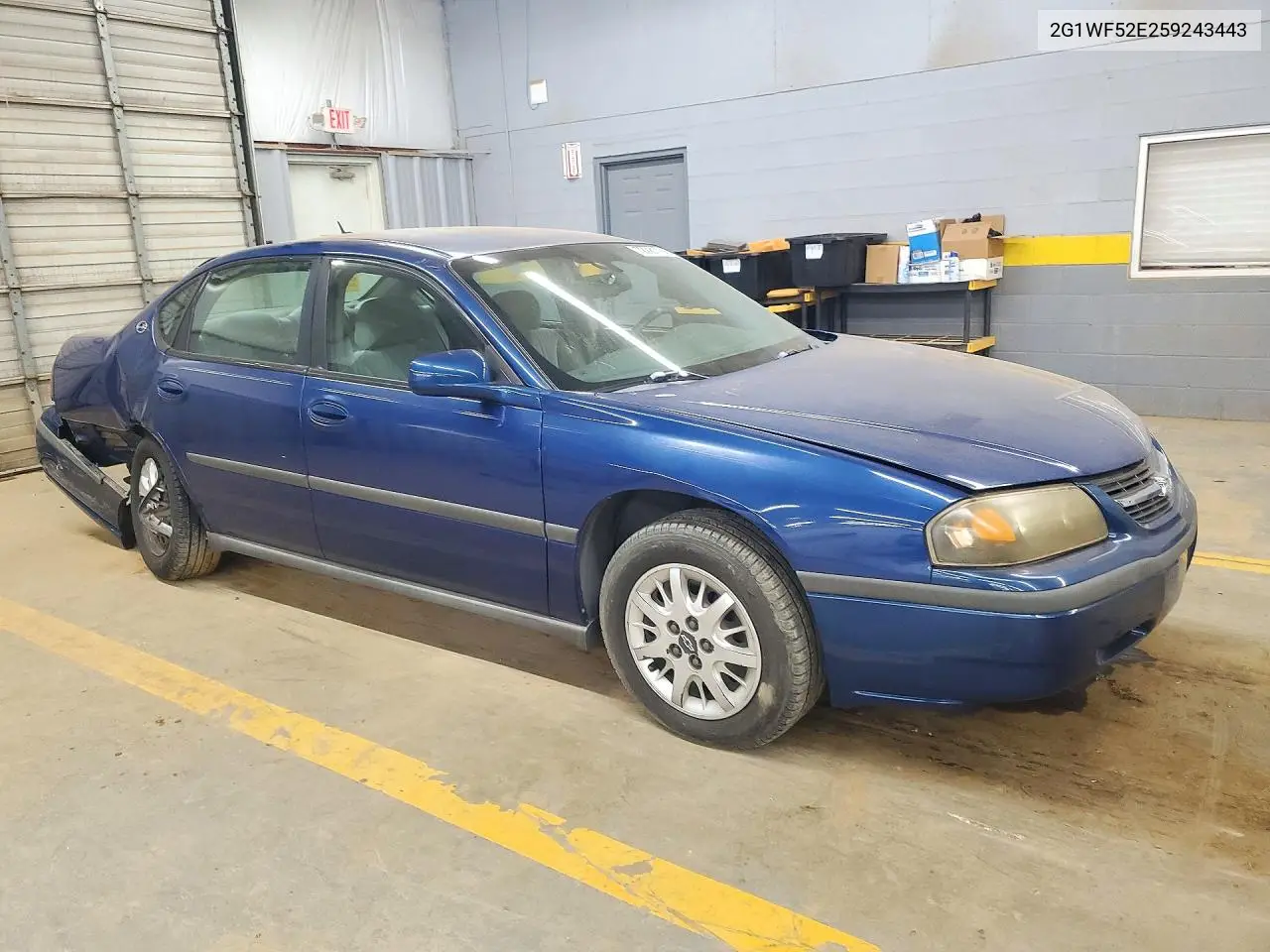 2005 CHEVROLET IMPALA VIN 2G1WF52E259243443 — фото 4