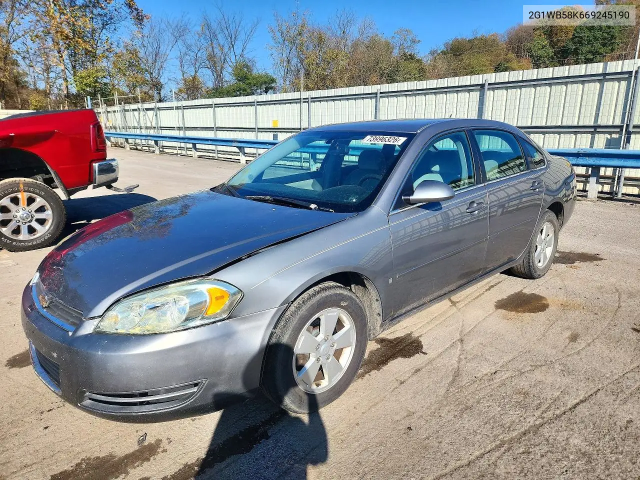 CHEVROLET IMPALA 2006, VIN 2G1WB58K669245190