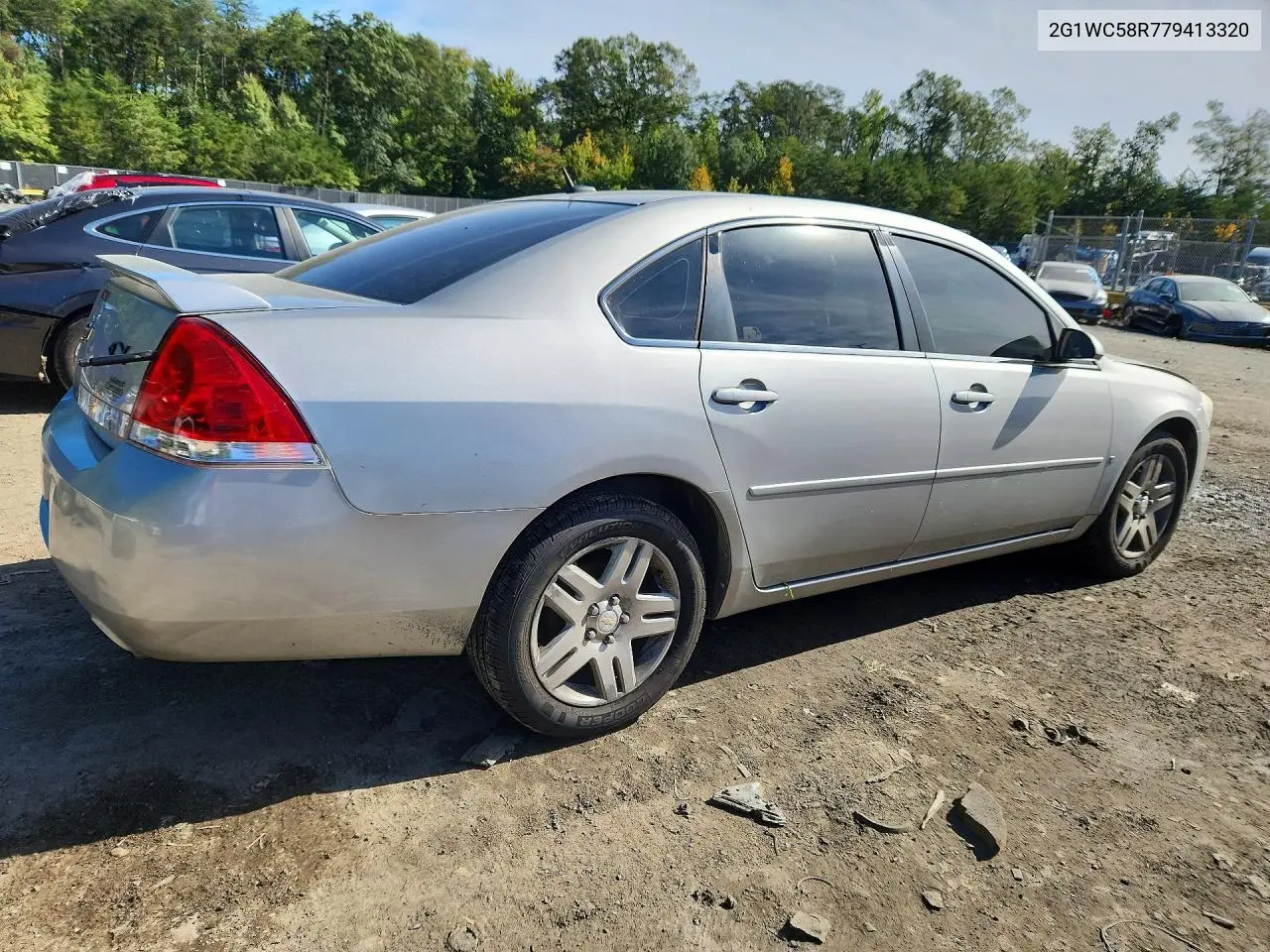 2007 CHEVROLET IMPALA VIN 2G1WC58R779413320 — фото 3