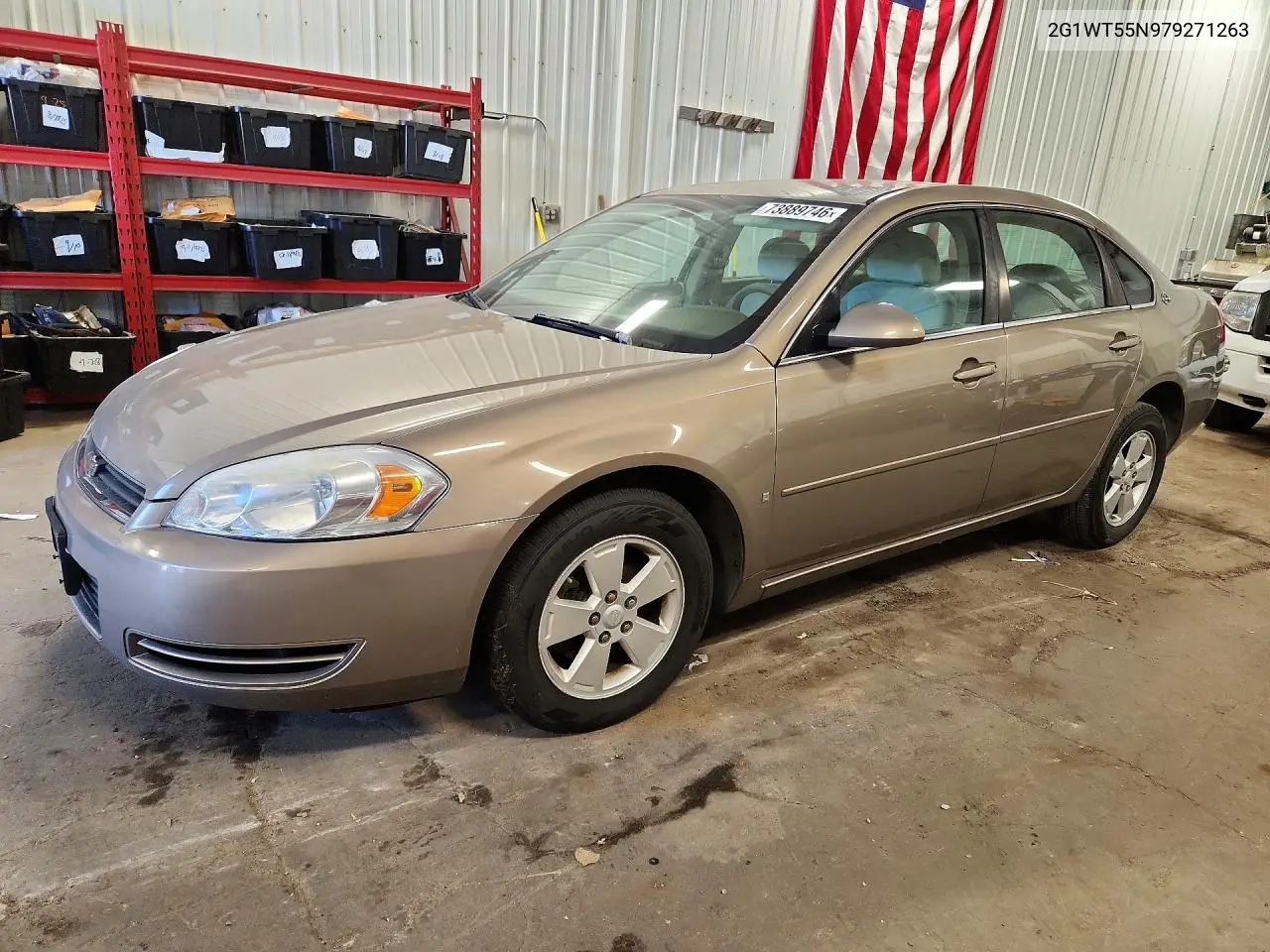 CHEVROLET IMPALA 2007, VIN 2G1WT55N979271263