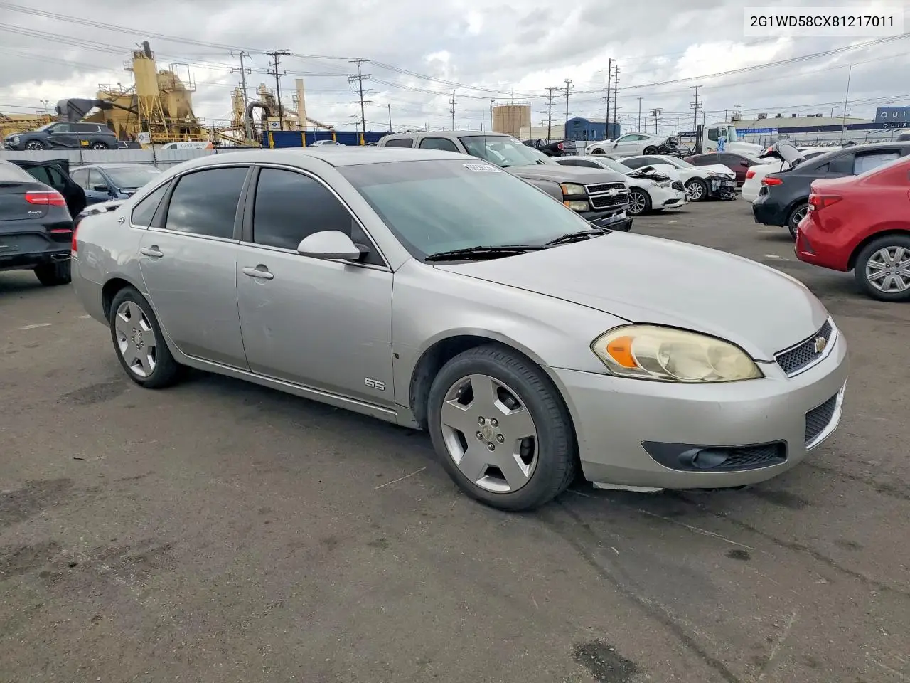 2008 CHEVROLET IMPALA VIN 2G1WD58CX81217011 — фото 4