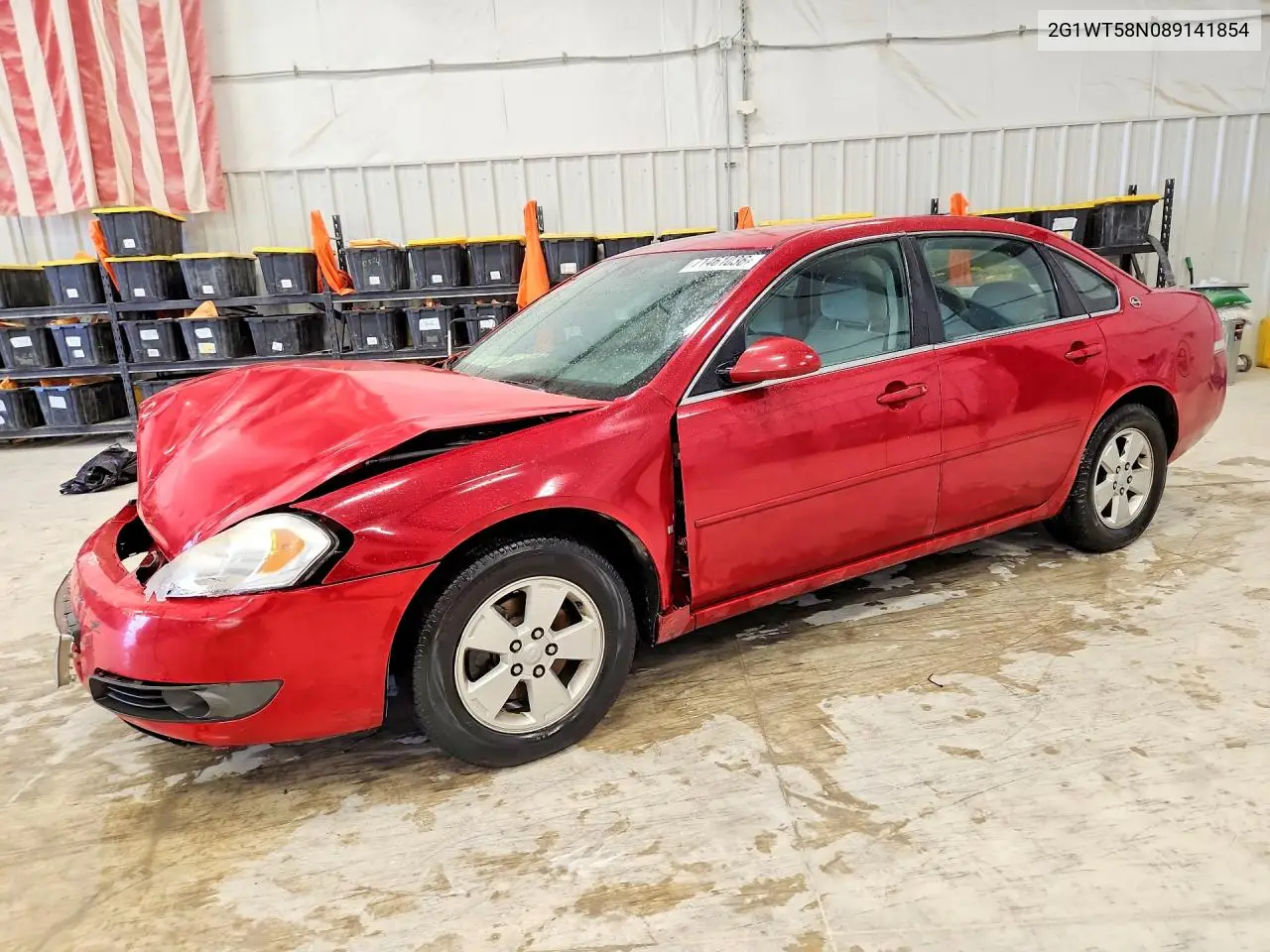 CHEVROLET IMPALA 2008, VIN 2G1WT58N089141854
