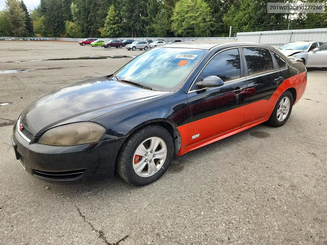 CHEVROLET IMPALA 2009, VIN 2G1WD57C891277260