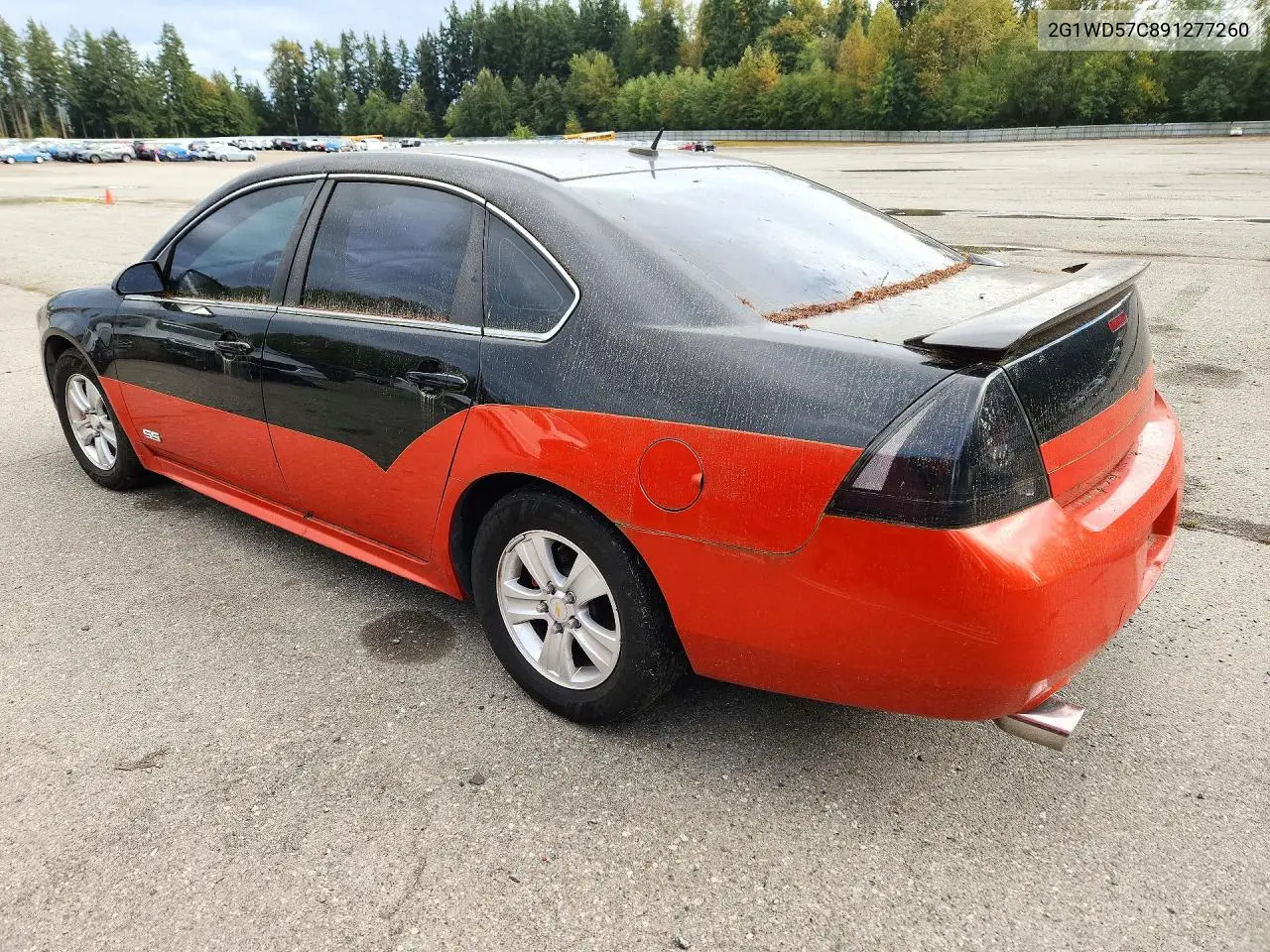 2009 CHEVROLET IMPALA VIN 2G1WD57C891277260 — фото 2