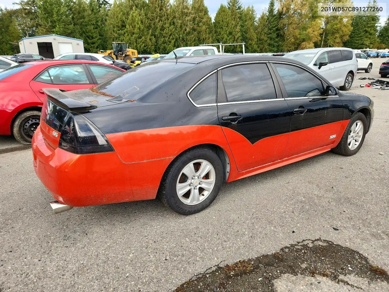 2009 CHEVROLET IMPALA VIN 2G1WD57C891277260 — фото 3