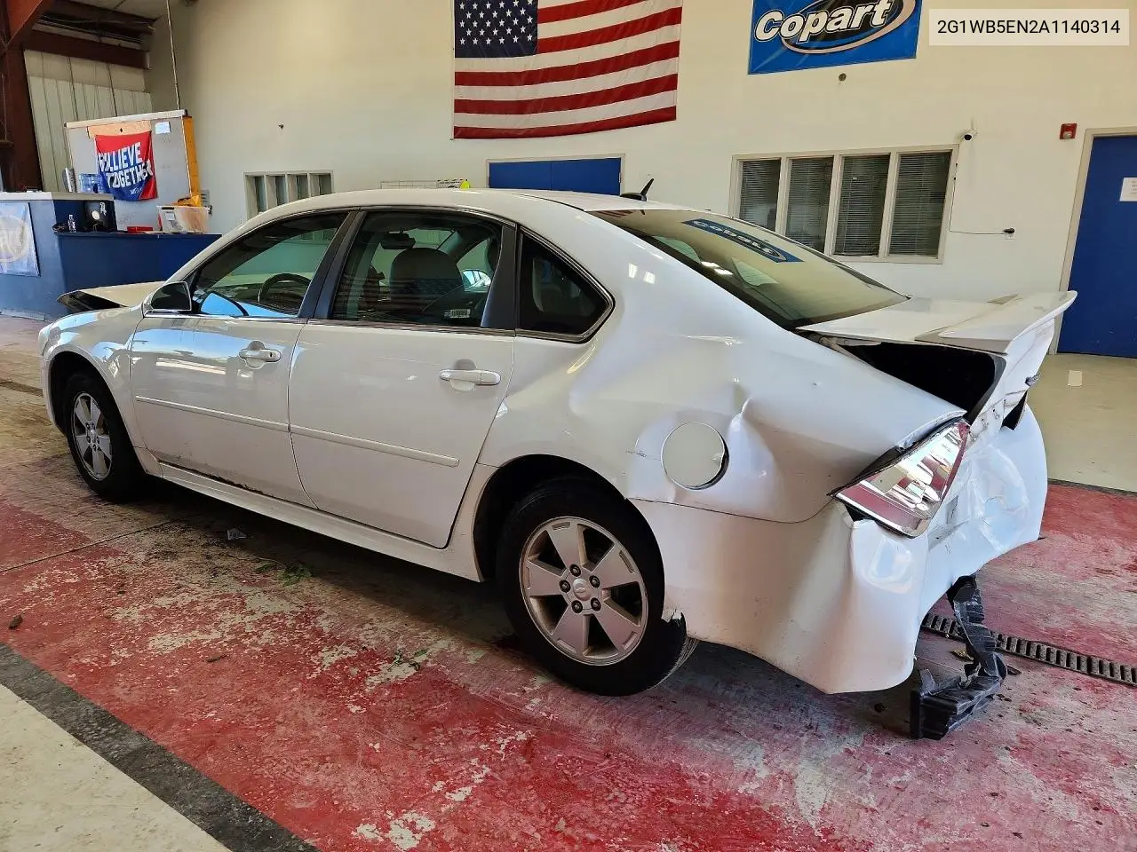 2010 CHEVROLET IMPALA VIN 2G1WB5EN2A1140314 — фото 2