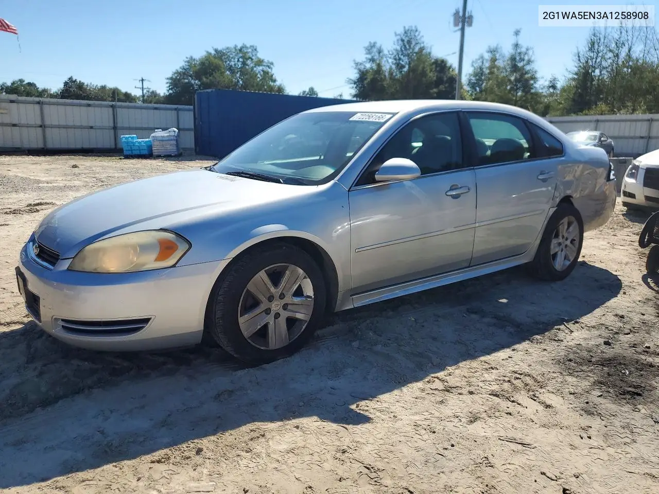 CHEVROLET IMPALA 2010, VIN 2G1WA5EN3A1258908