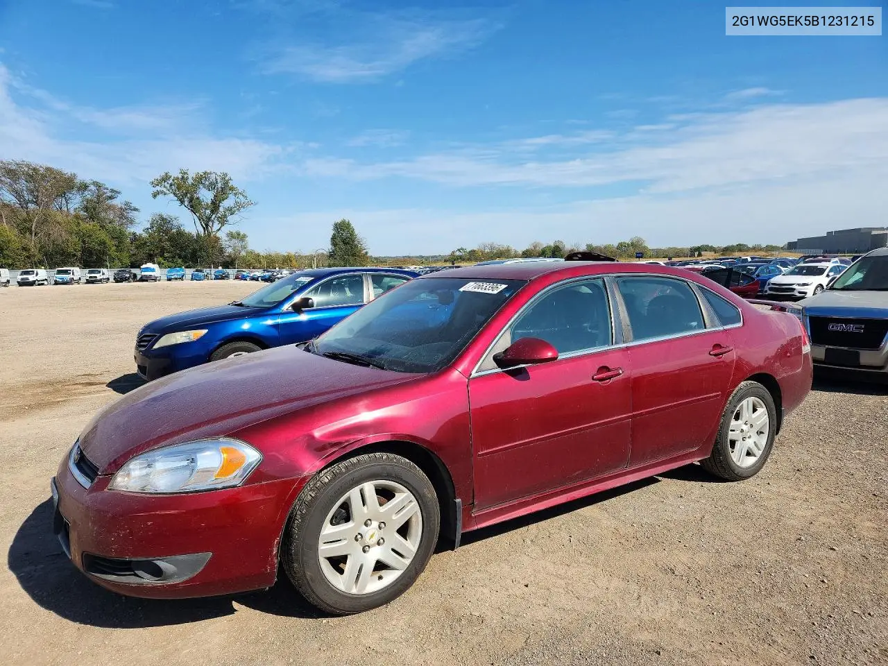 CHEVROLET IMPALA 2011, VIN 2G1WG5EK5B1231215