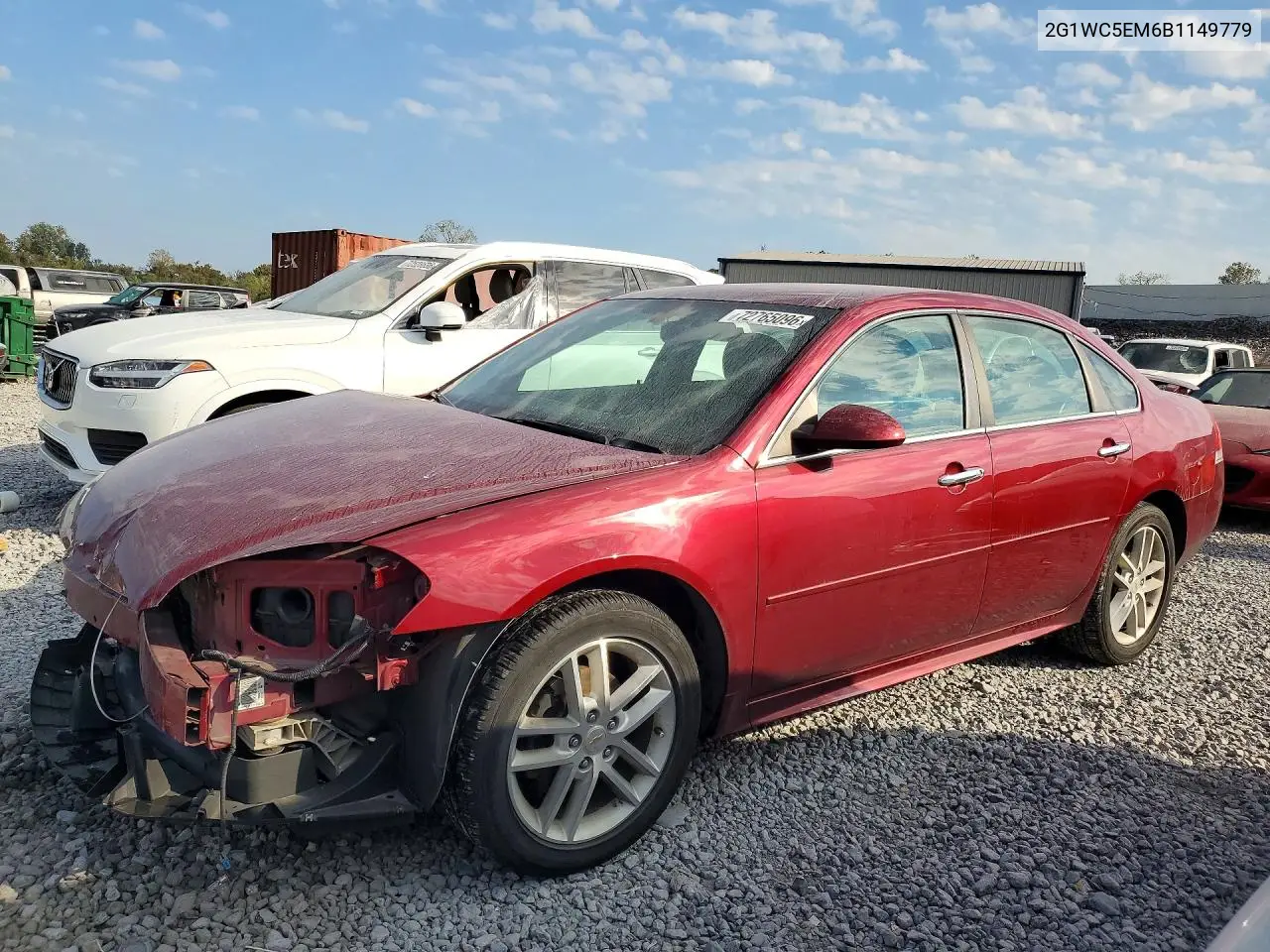 CHEVROLET IMPALA 2011, VIN 2G1WC5EM6B1149779