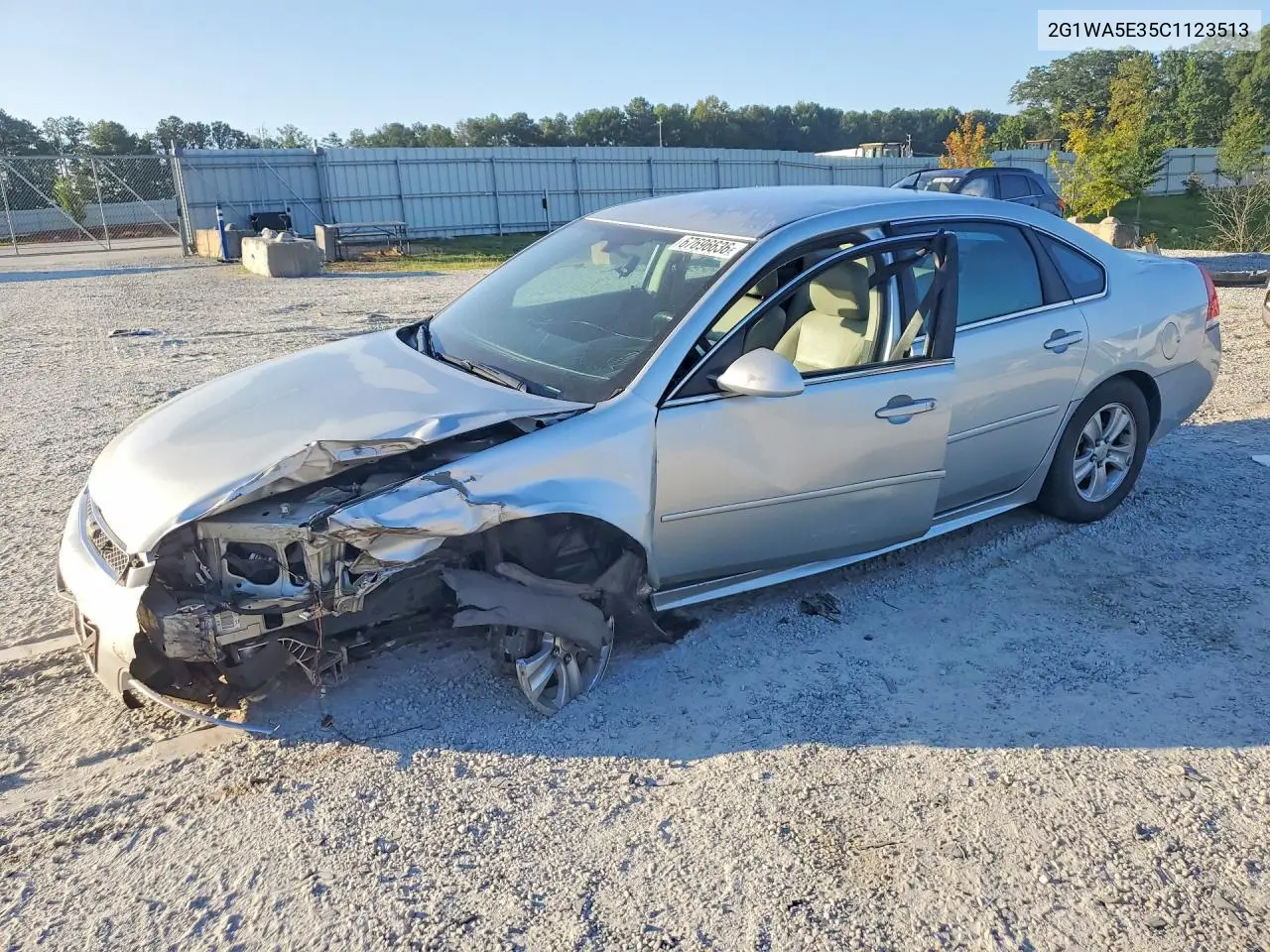 CHEVROLET IMPALA 2012, VIN 2G1WA5E35C1123513