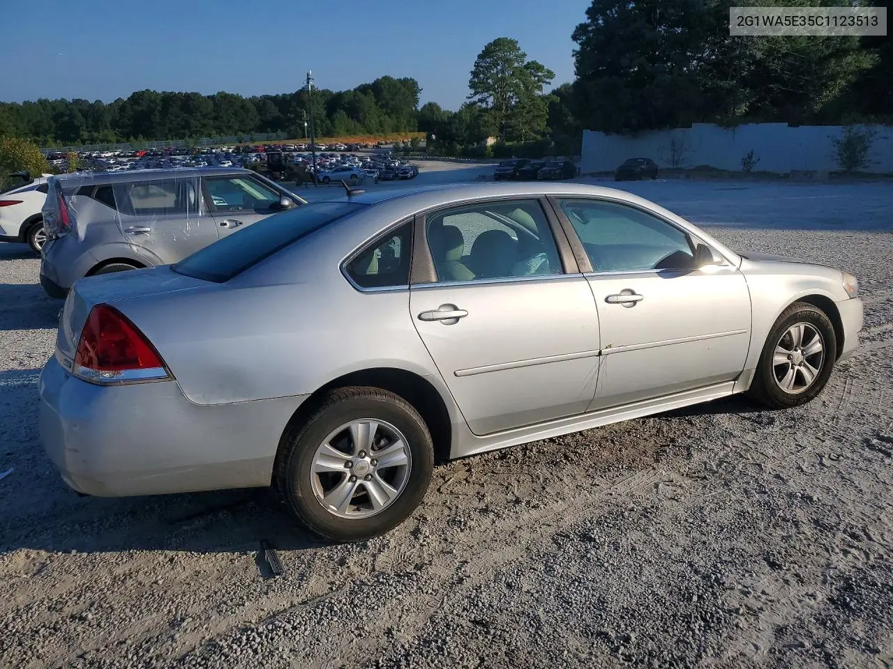 2012 CHEVROLET IMPALA VIN 2G1WA5E35C1123513 — фото 3