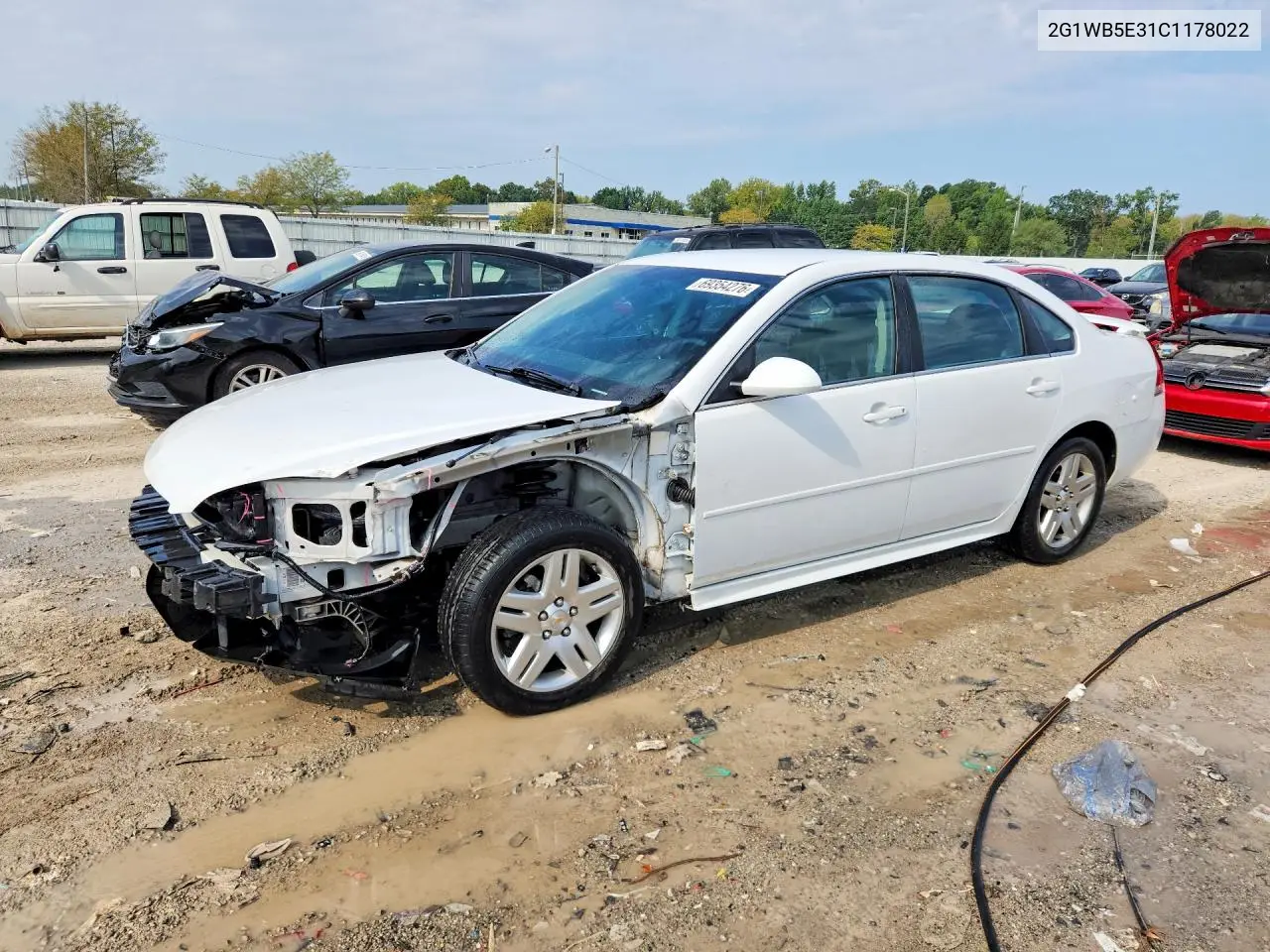 CHEVROLET IMPALA 2012, VIN 2G1WB5E31C1178022