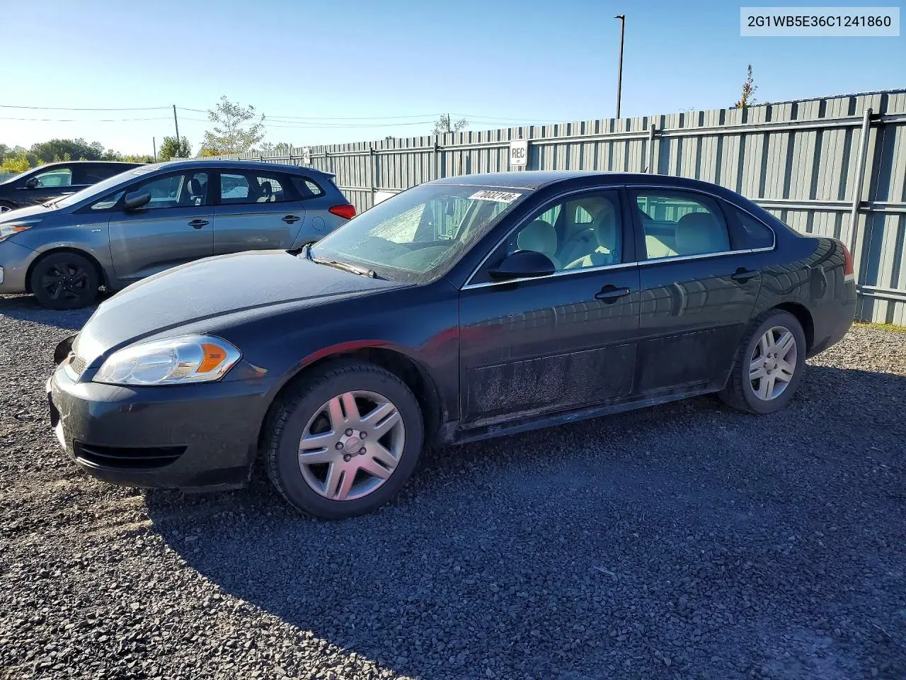 CHEVROLET IMPALA 2012, VIN 2G1WB5E36C1241860