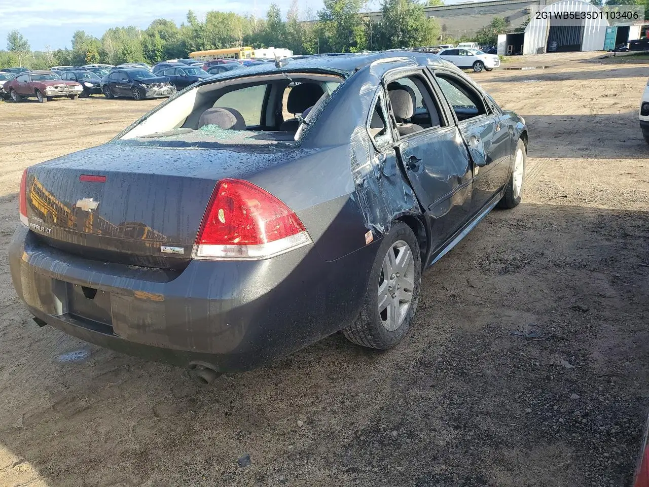 2013 CHEVROLET IMPALA VIN 2G1WB5E35D1103406 — фото 3