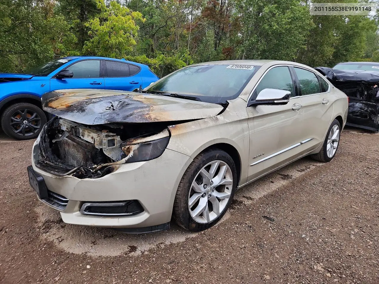 CHEVROLET IMPALA 2014, VIN 2G1155S38E9191148