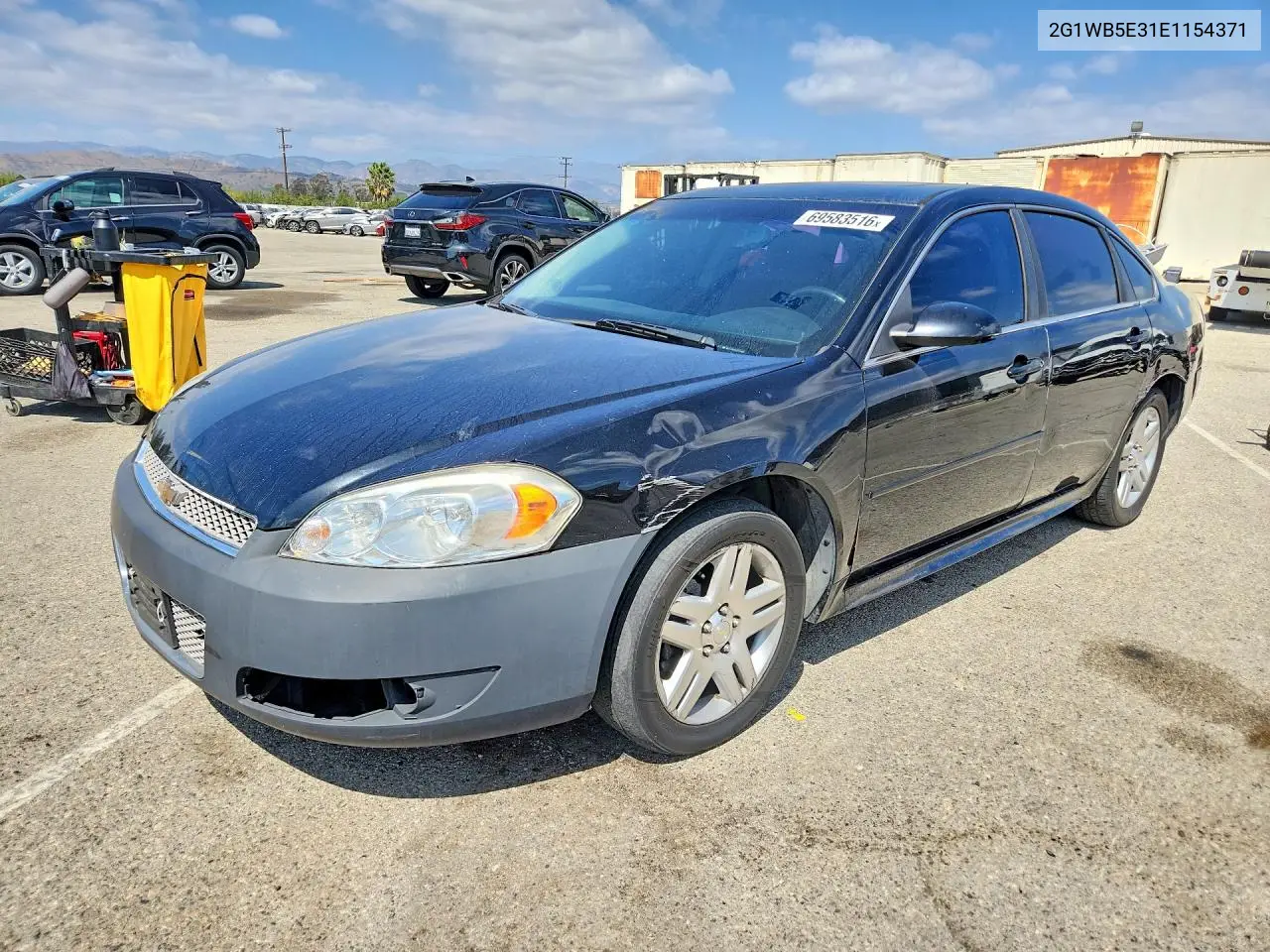 CHEVROLET IMPALA 2014, VIN 2G1WB5E31E1154371