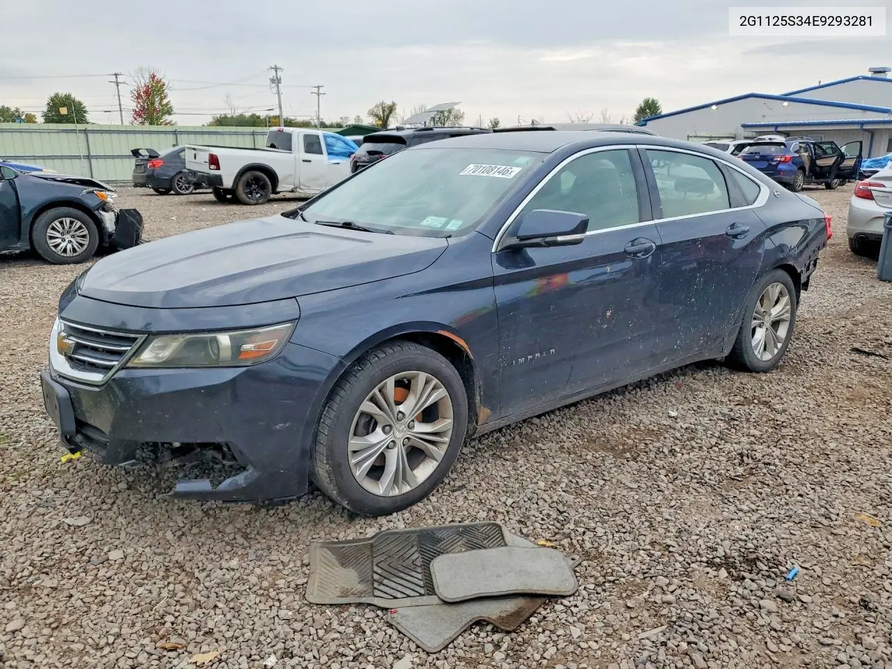 CHEVROLET IMPALA 2014, VIN 2G1125S34E9293281