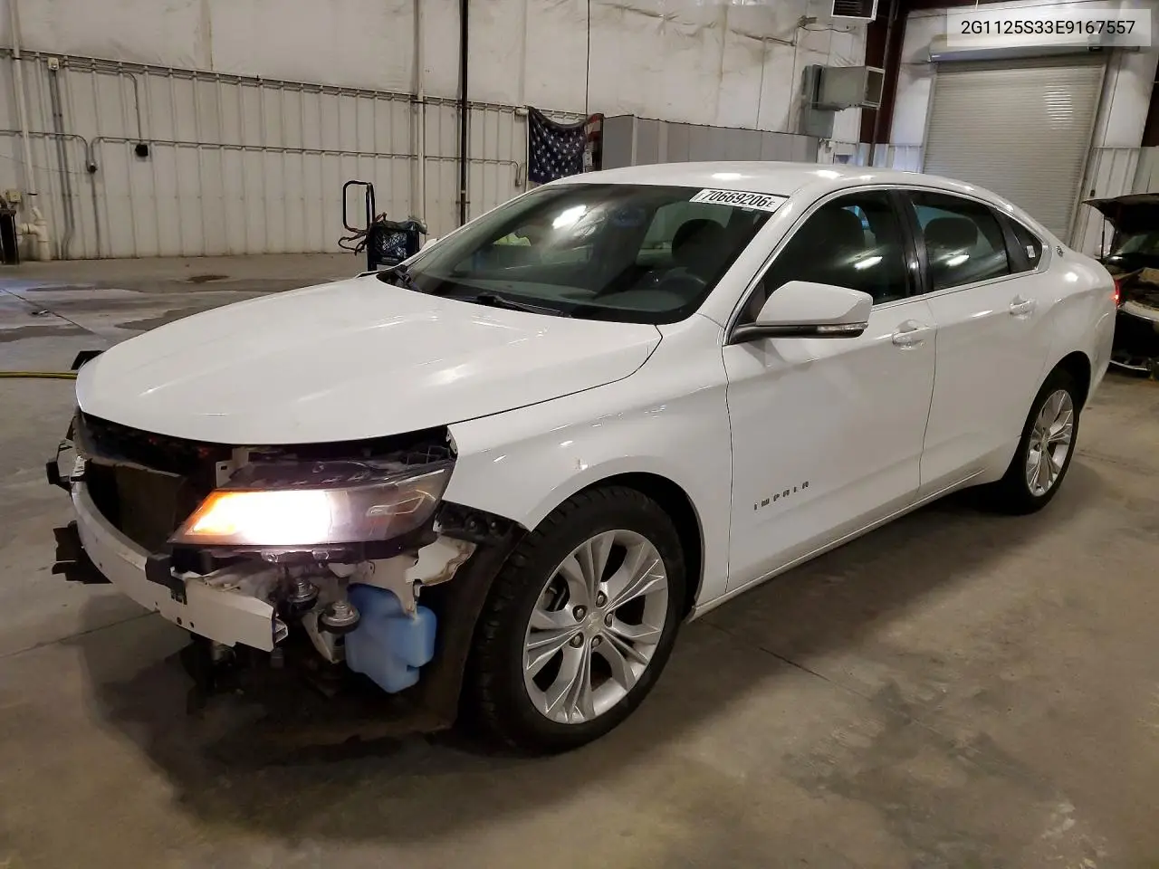 CHEVROLET IMPALA 2014, VIN 2G1125S33E9167557