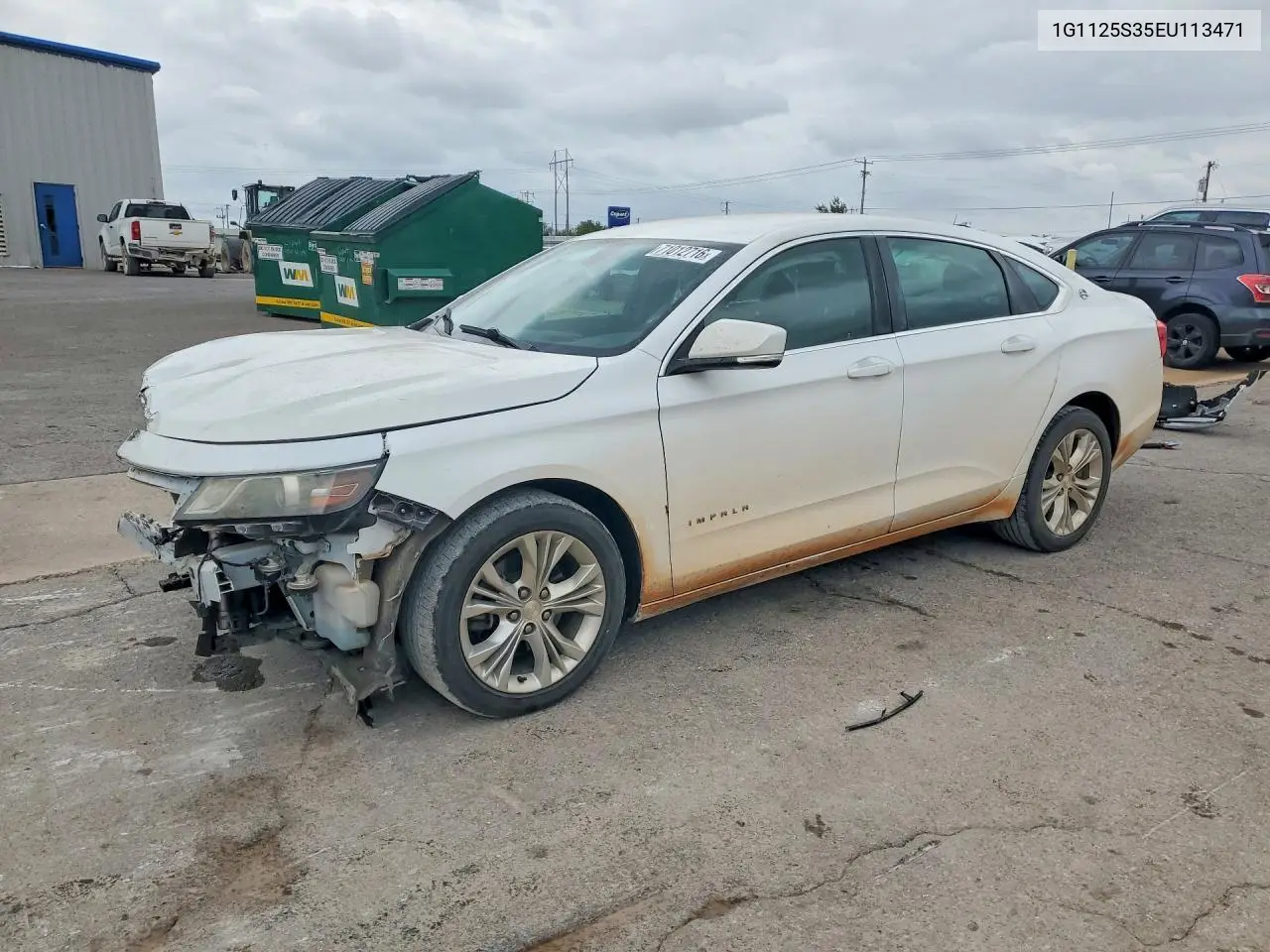 CHEVROLET IMPALA 2014, VIN 1G1125S35EU113471