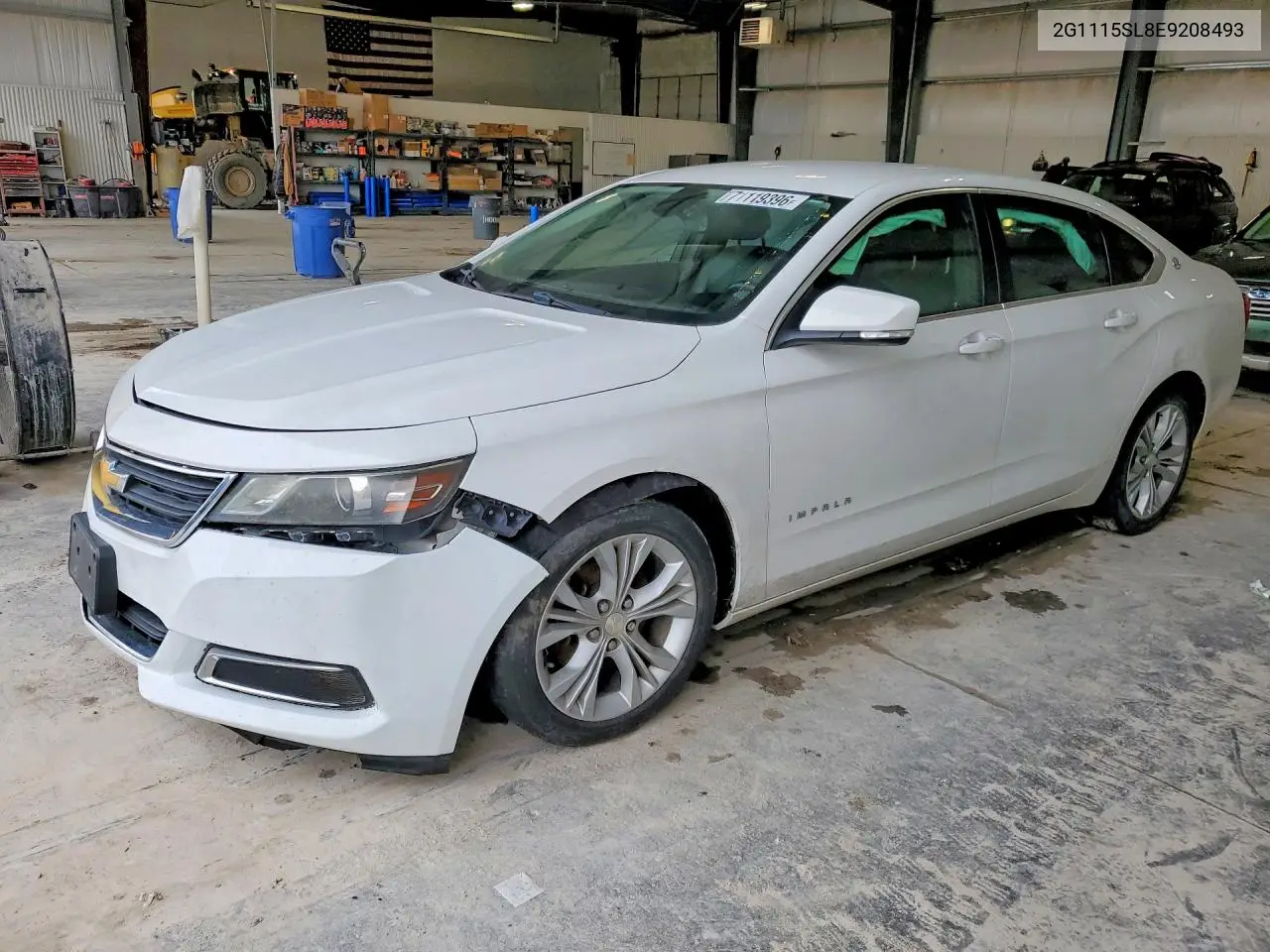 CHEVROLET IMPALA 2014, VIN 2G1115SL8E9208493