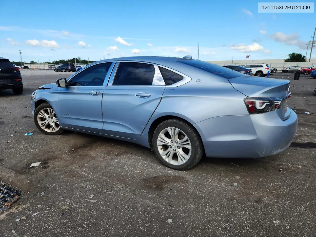2014 CHEVROLET IMPALA VIN 1G1115SL2EU121000 — фото 2