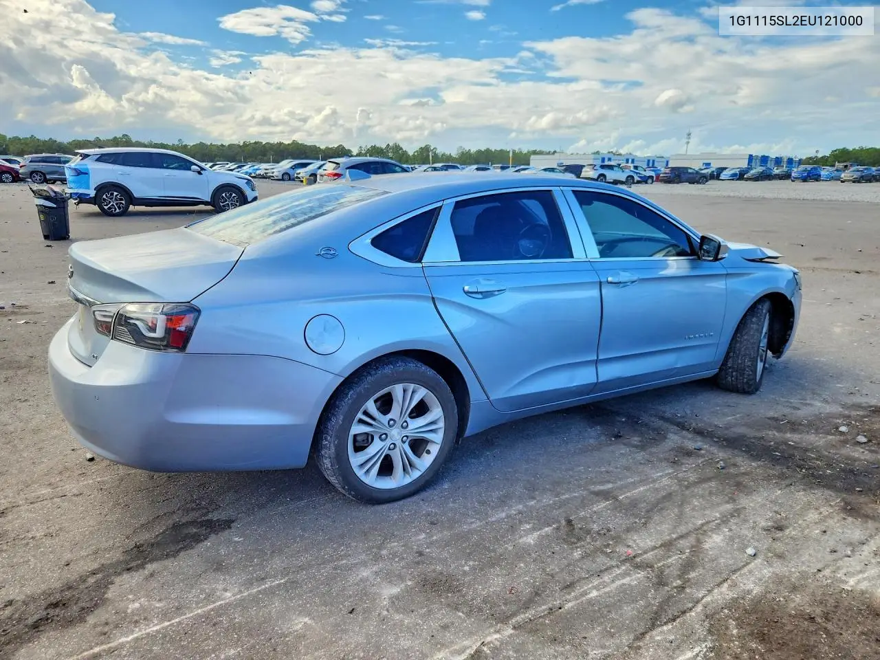 2014 CHEVROLET IMPALA VIN 1G1115SL2EU121000 — фото 3