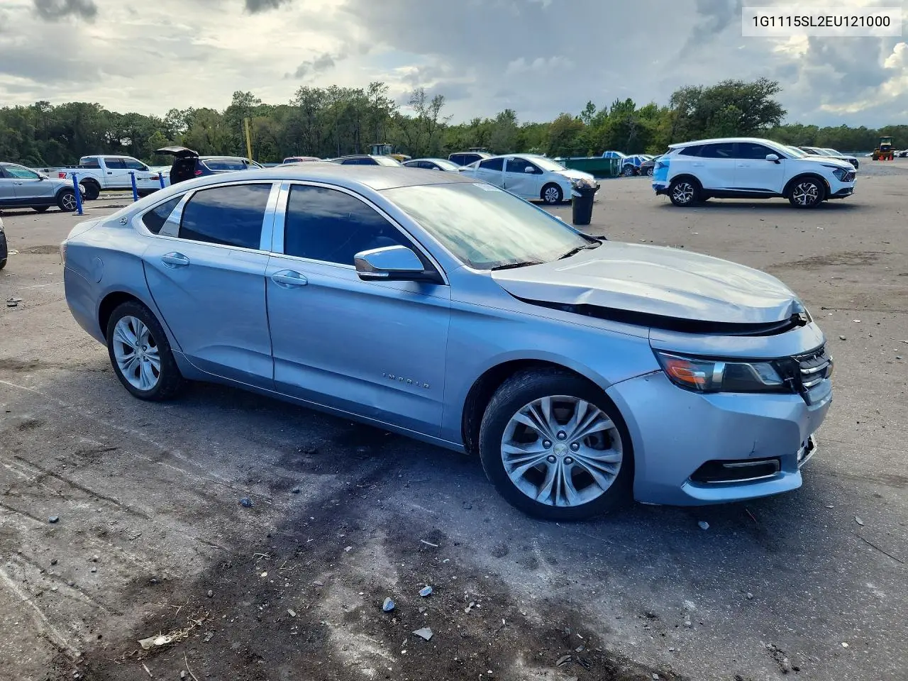 2014 CHEVROLET IMPALA VIN 1G1115SL2EU121000 — фото 4