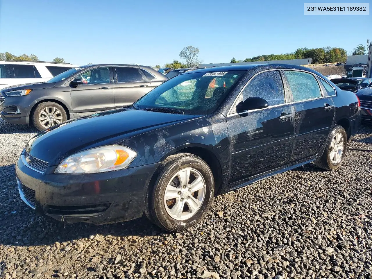 CHEVROLET IMPALA 2014, VIN 2G1WA5E31E1189382