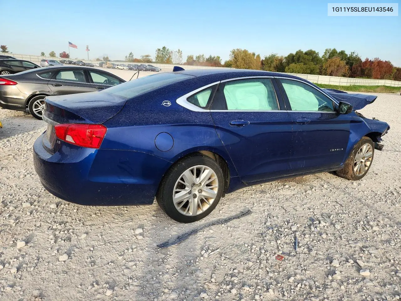 2014 CHEVROLET IMPALA VIN 1G11Y5SL8EU143546 — фото 3