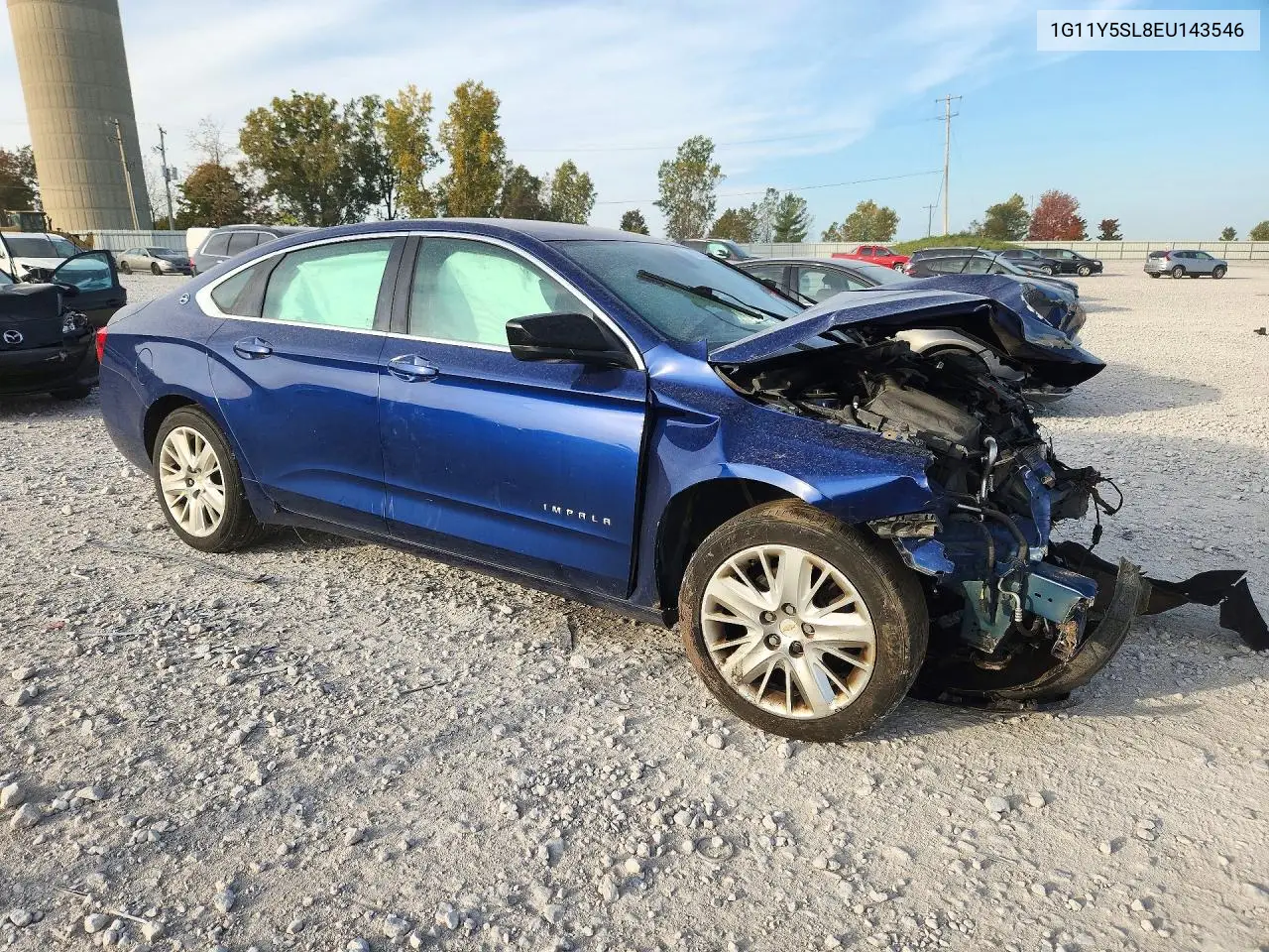 2014 CHEVROLET IMPALA VIN 1G11Y5SL8EU143546 — фото 4