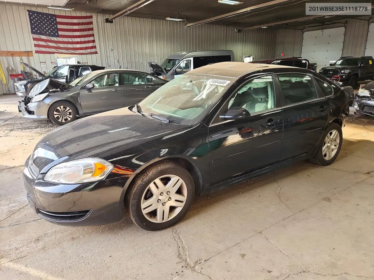 CHEVROLET IMPALA 2014, VIN 2G1WB5E35E1118778
