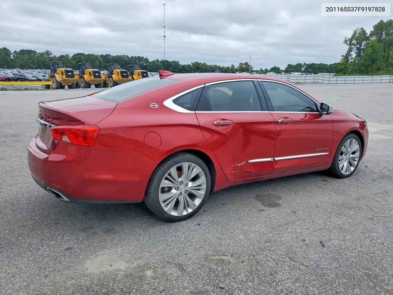 2015 CHEVROLET IMPALA VIN 2G1165S37F9197828 — фото 3