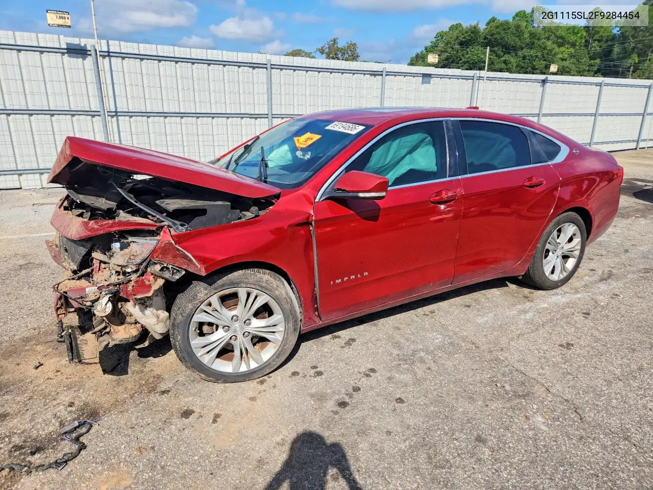 CHEVROLET IMPALA 2015, VIN 2G1115SL2F9284454