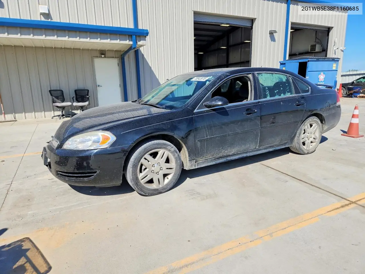CHEVROLET IMPALA 2015, VIN 2G1WB5E38F1160685