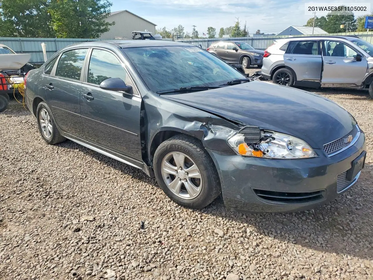 2015 CHEVROLET IMPALA VIN 2G1WA5E35F1105002 — фото 4