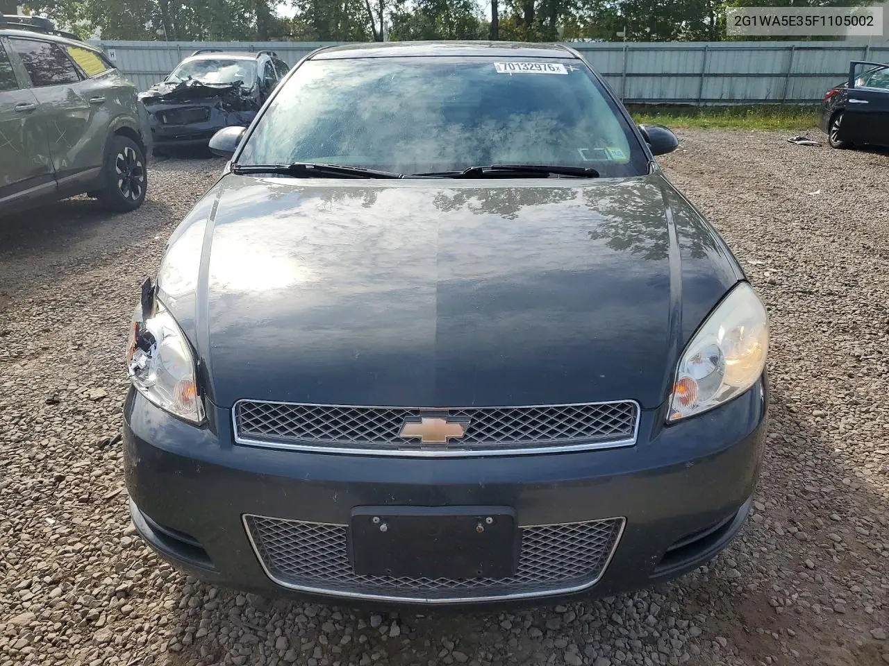 2015 CHEVROLET IMPALA VIN 2G1WA5E35F1105002 — фото 5