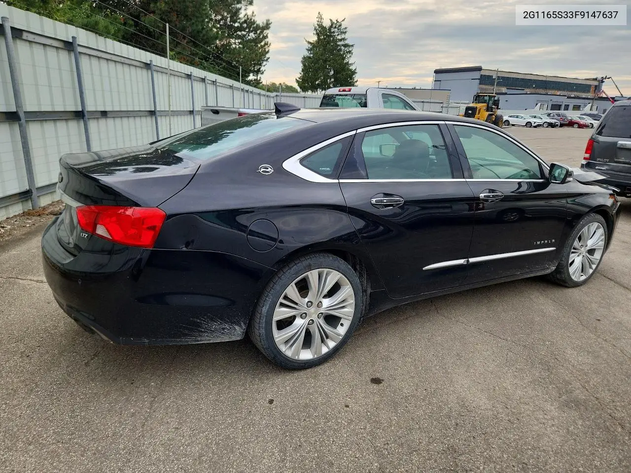 2015 CHEVROLET IMPALA VIN 2G1165S33F9147637 — фото 3