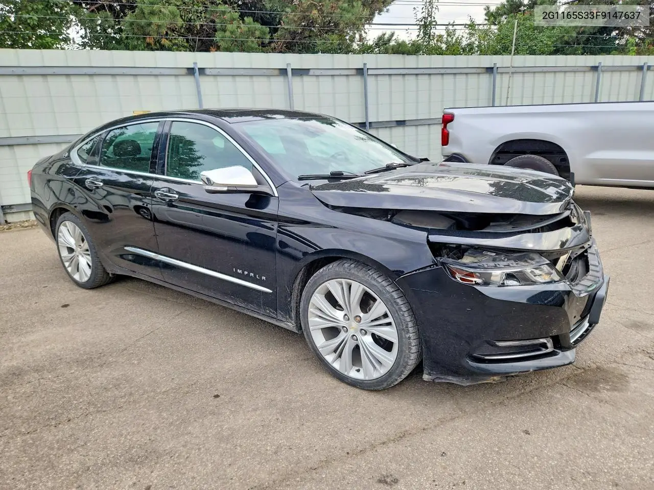 2015 CHEVROLET IMPALA VIN 2G1165S33F9147637 — фото 4