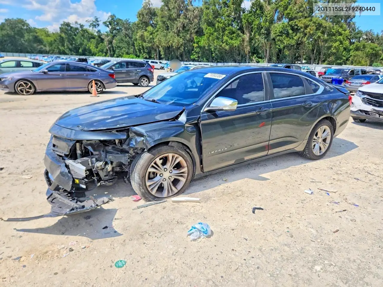 CHEVROLET IMPALA 2015, VIN 2G1115SL2F9240440