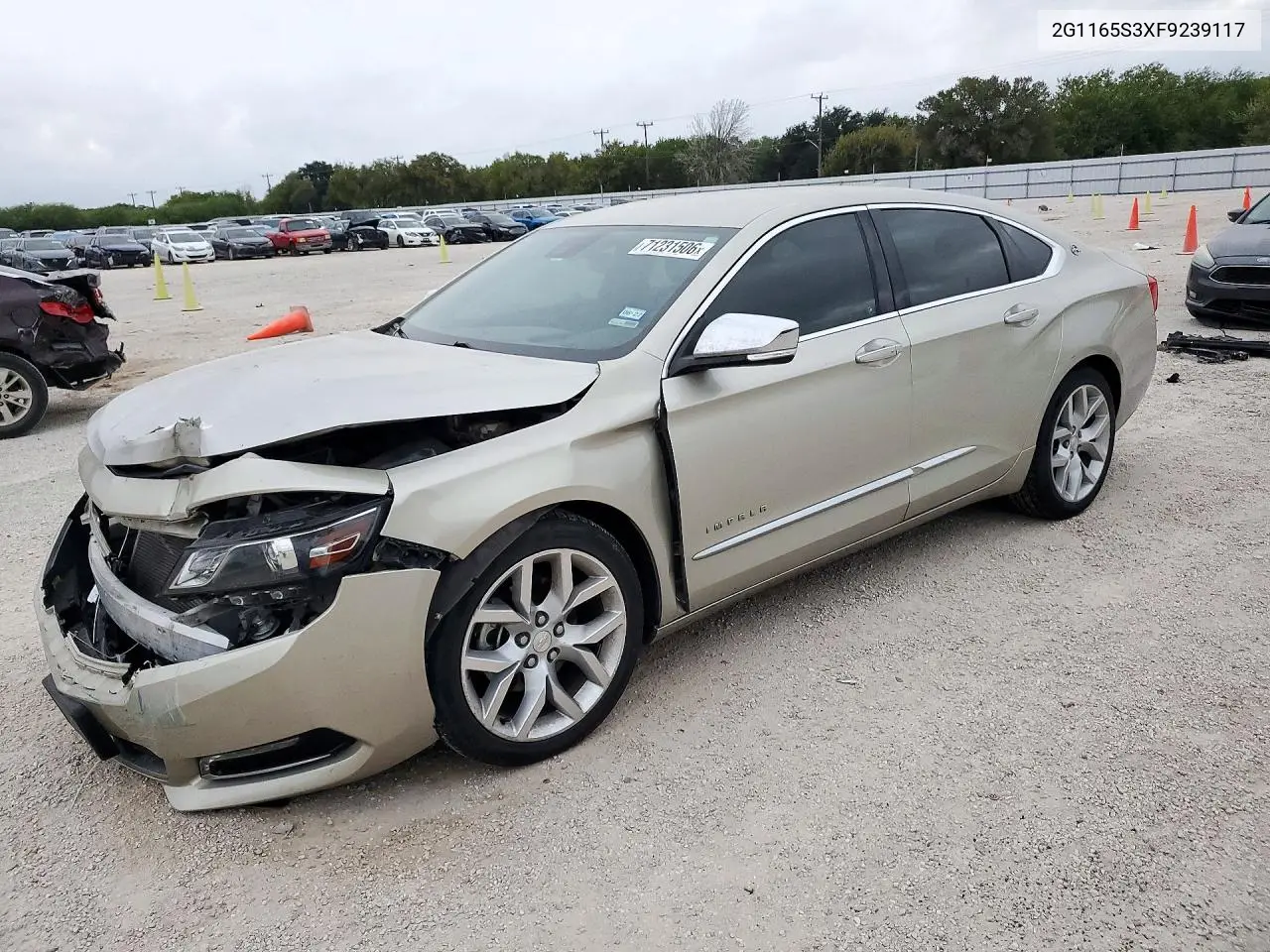 CHEVROLET IMPALA 2015, VIN 2G1165S3XF9239117