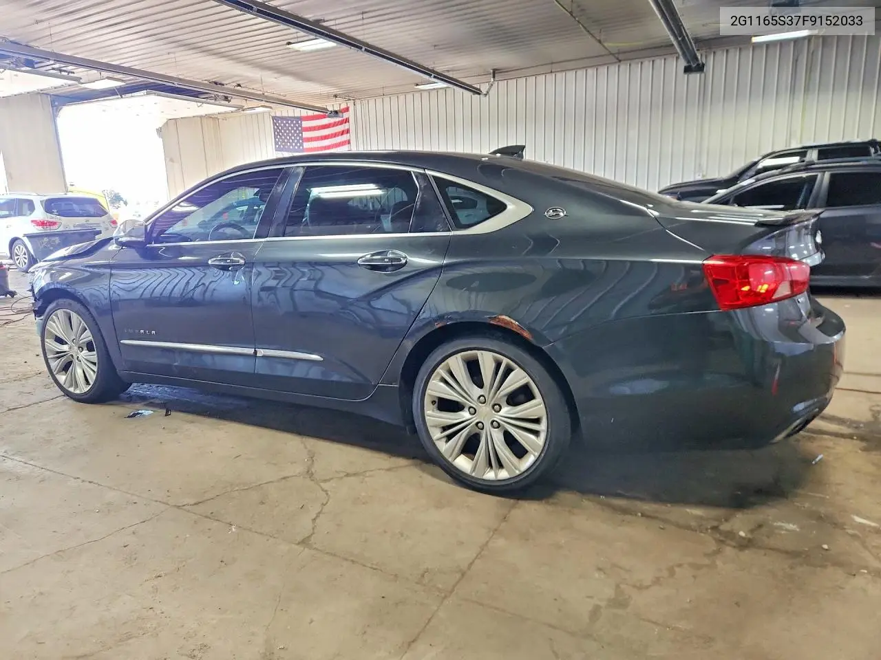 2015 CHEVROLET IMPALA VIN 2G1165S37F9152033 — фото 2