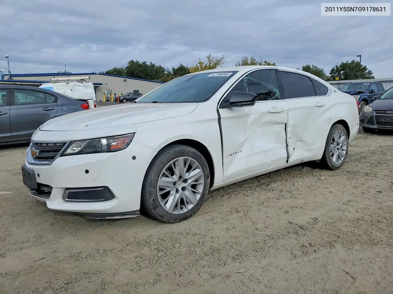 CHEVROLET IMPALA 2016, VIN 2G11Y5SN7G9178631