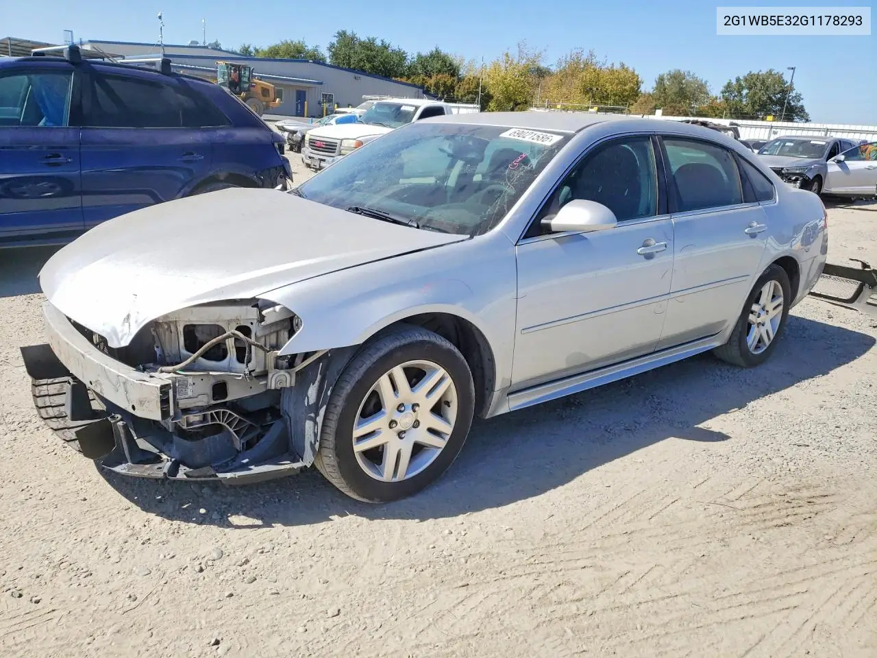 CHEVROLET IMPALA 2016, VIN 2G1WB5E32G1178293
