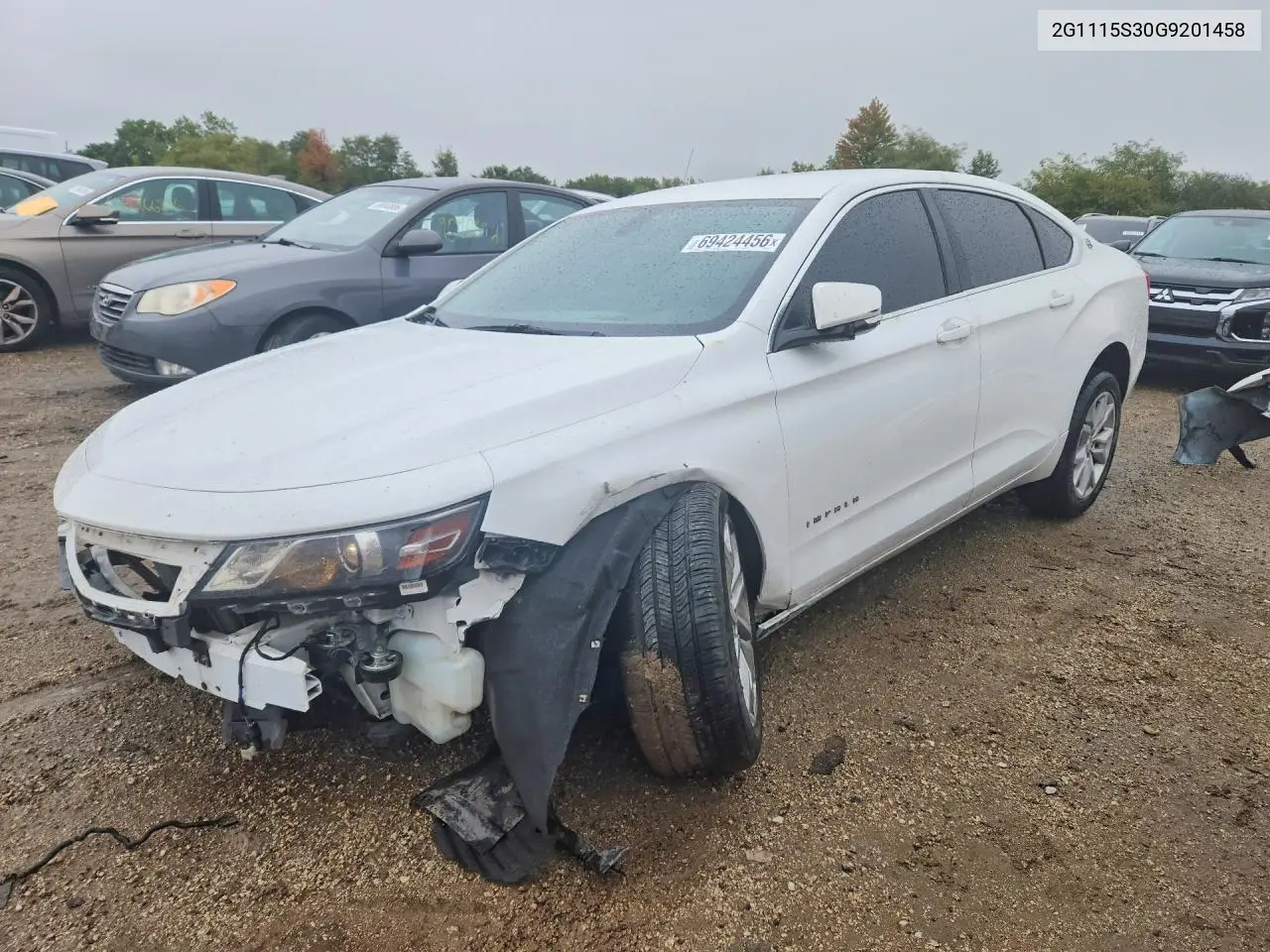 CHEVROLET IMPALA 2016, VIN 2G1115S30G9201458