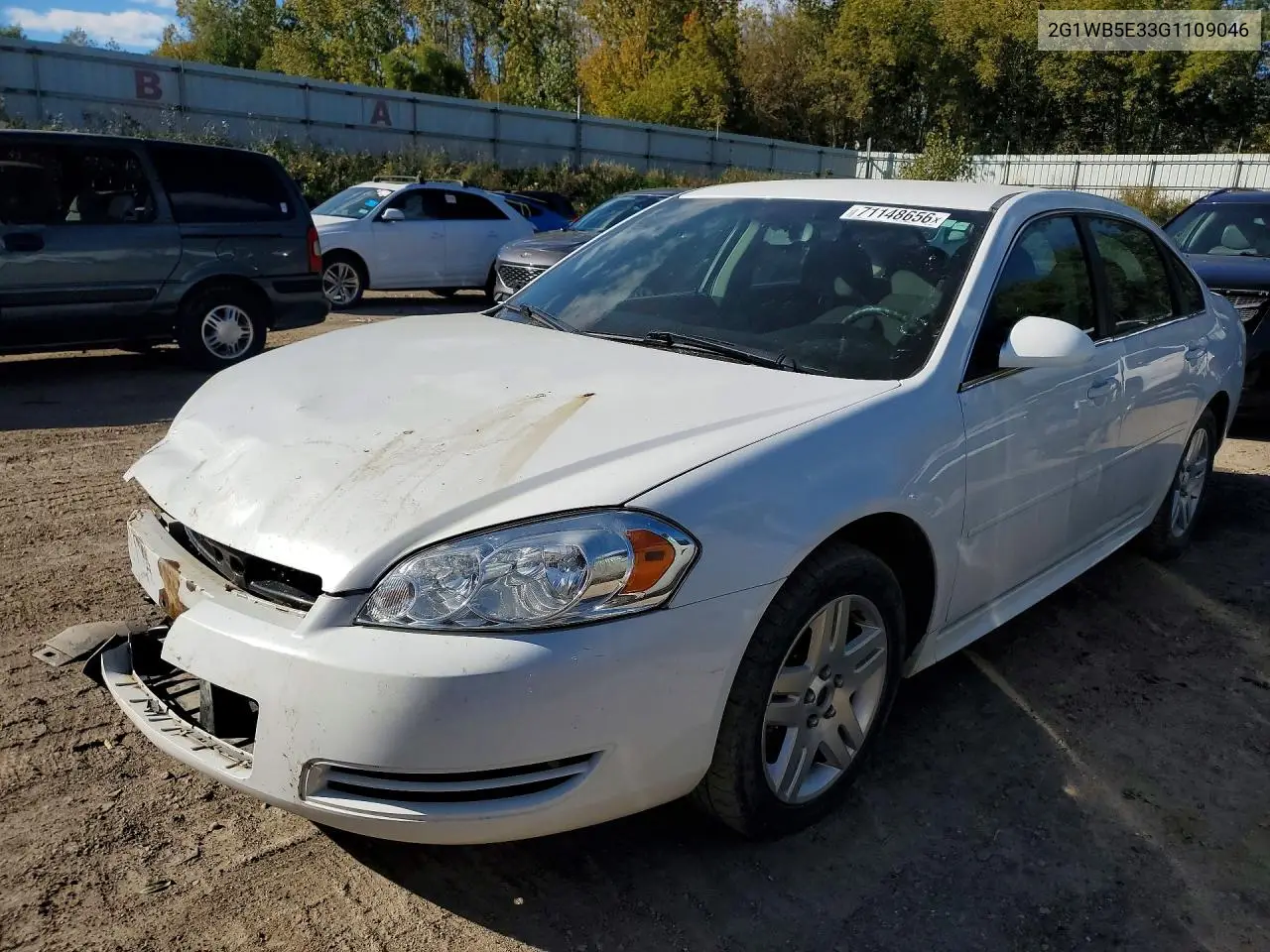 CHEVROLET IMPALA 2016, VIN 2G1WB5E33G1109046
